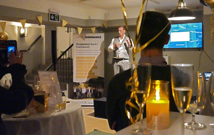 Rickard Asp föreläsning om AI Optimering AIO på digital dominance