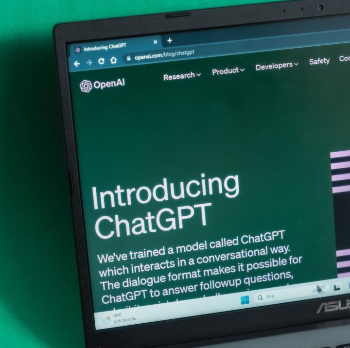 ChatGPT ADs bild på skärm