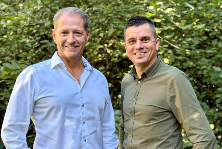 Rickard Asp grundare och Niclas Andersson vd på Digital Dominance i Humlegården